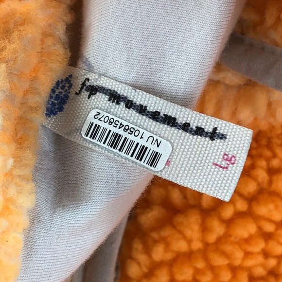 Free People Movement Womens Hit Slopes Jacket XS Orange Long Sleeve Fp Fleece - Picture 8 of 15